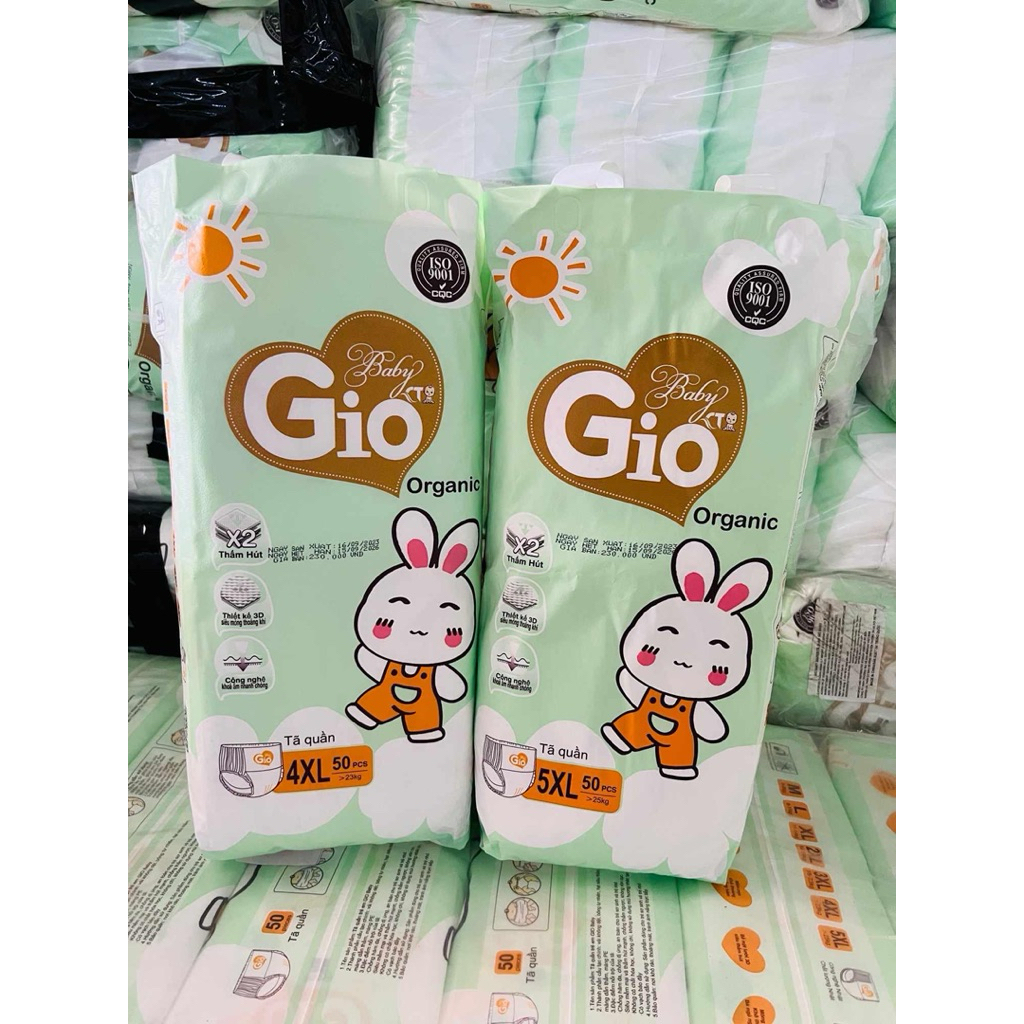 Bịch bỉm 50m baby gio miễn sip toàn quốc