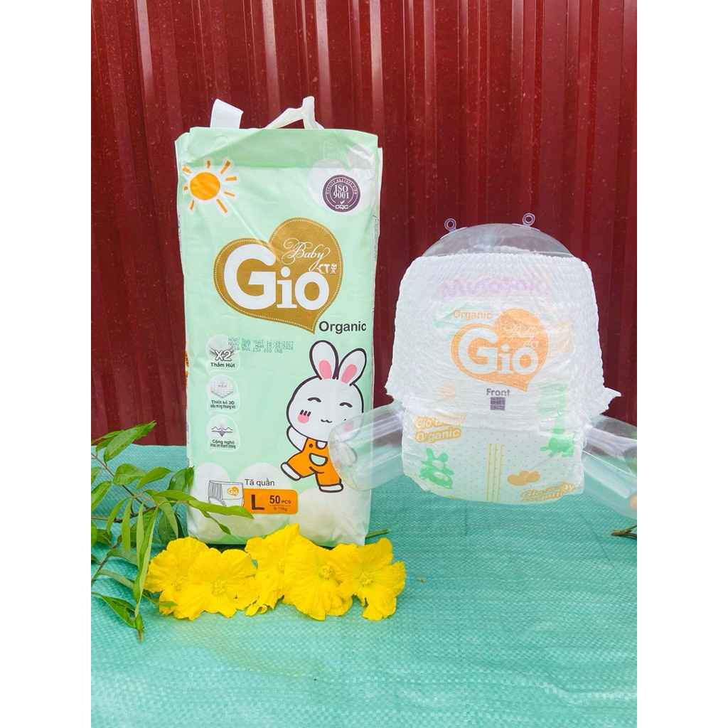 Combo 2 bịch bỉm baby gio giá rẻ miễn sip