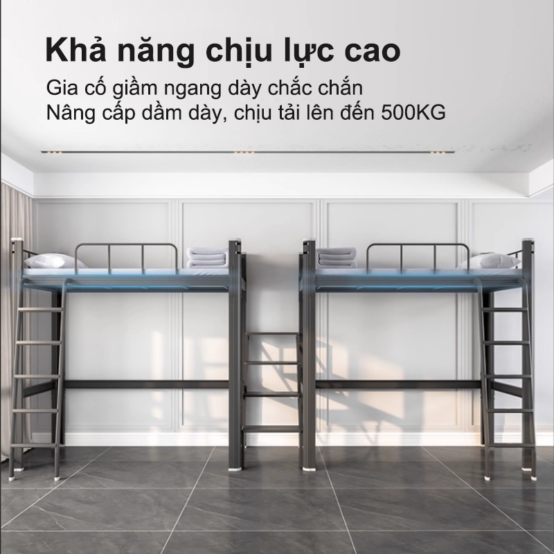 ALVIN Giường tầng có tủ quần áo và bàn làm việc, dễ lắp đặt, ổn định và yên tĩnh | BigBuy360 - bigbuy360.vn