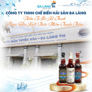 Nước Mắm Chắt Sành Ba Làng TH 400 Năm Truyền Thống Chai Thủy Tinh 500ml
