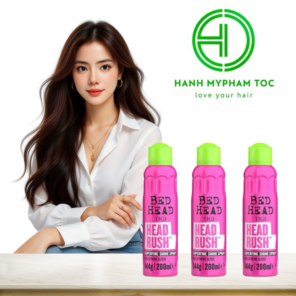 TIGI BEDHEAD Head rush Xịt siêu bóng 200ml