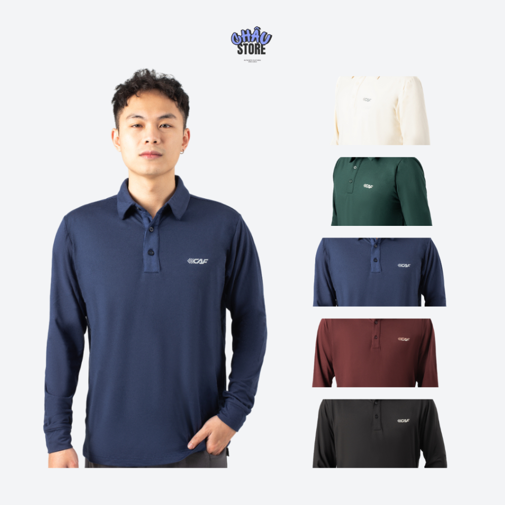 [CHÍNH HÃNG] Áo polo nam golf dài tay giữ nhiệt LECAF