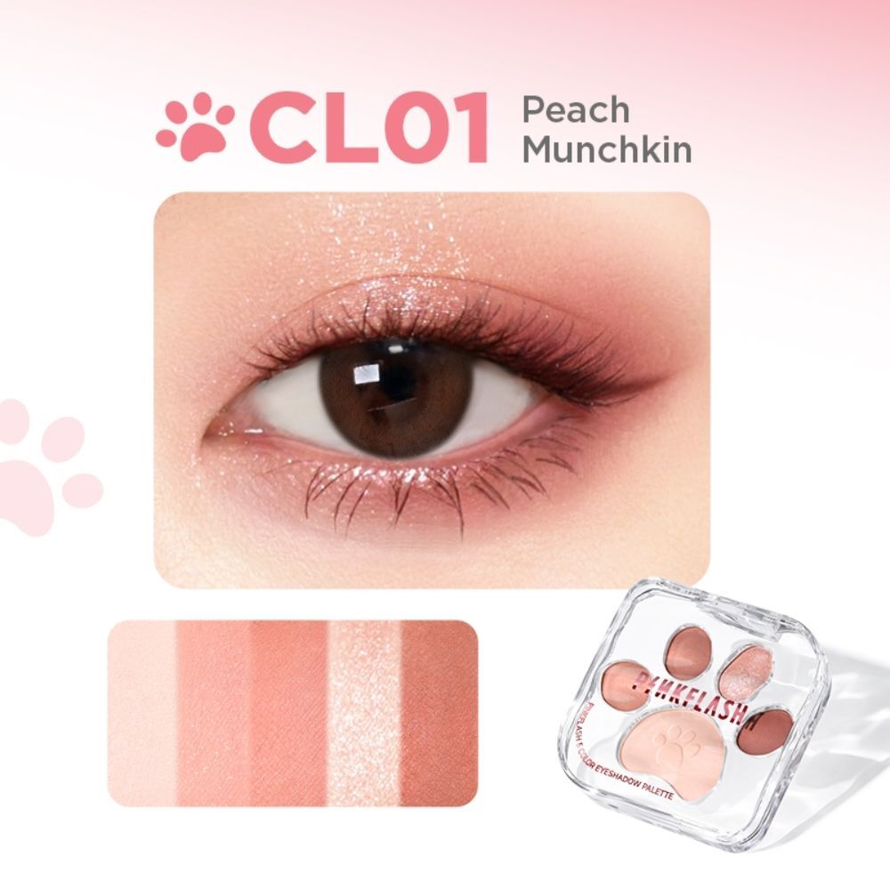 Ảnh 3 của Phấn mắt Pinkflash Meow Paw 5 màu bảng phấn mắt tinh tế bột mềm và mịn
