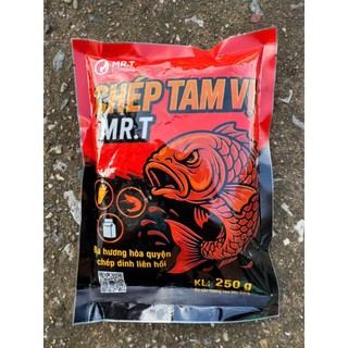 Mr.T Chép Tam Vị Mr.T - Mồi Câu Cá Chép Tự Nhiên 250gr - Mồi câu cá chép có sẵn hương liệu bên trong