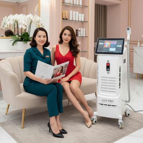 Máy triệt lông Diode laser Máy triệt lông Diode laser LUXPORO