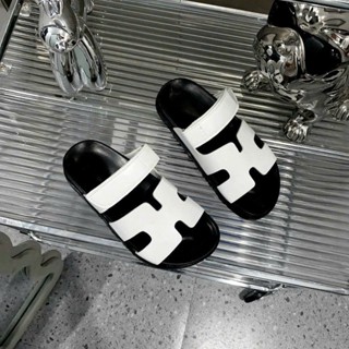  Dép lê nữ nam quai hậu H quai da cao cấp dép lê nam nữ đi học đi chơi dép lê hot trend 2025 giá tại xưởng 