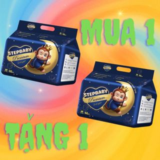  MUA 1 TẶNG 1 🍎 1 BỊCH 🍎 size L 48 🍎 Tã bỉm Stepbaby PREMIUM 🍎 Step baby bỉm khỉ Stepbaby goldgi 