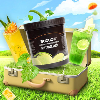 Mứt dưa lưới Boduo hộp 1kg3