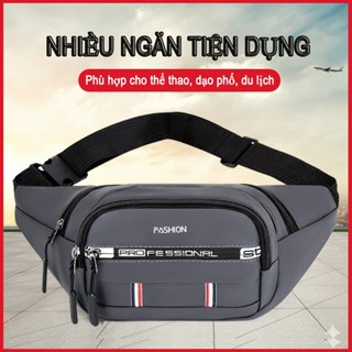 Túi đeo hông túi đeo chéo nam nữ vải Oxford chống nước nhiều ngăn – du lịch, thể thao, dạo phố
