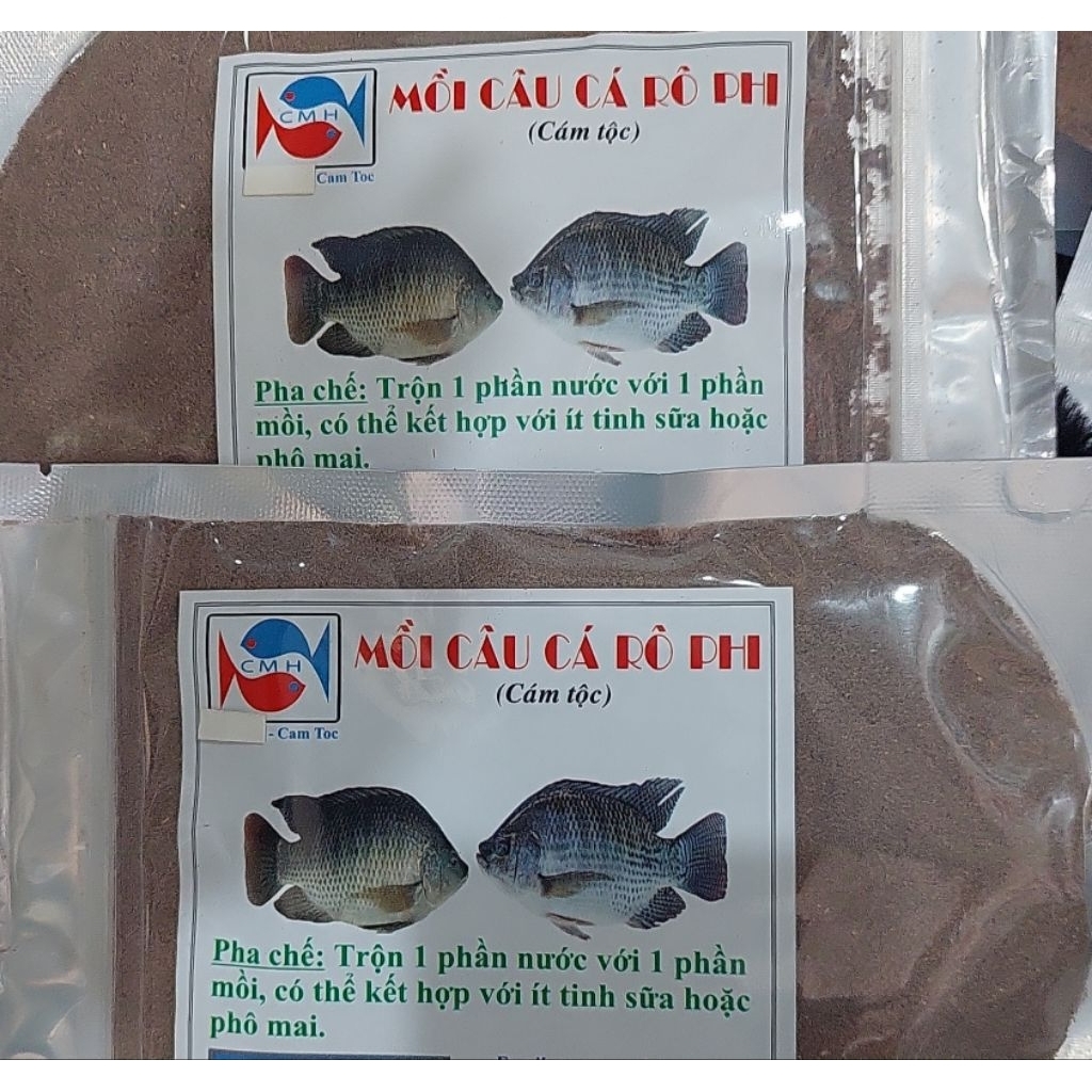 Mồi câu cá rô phi (cám tộc) 200g