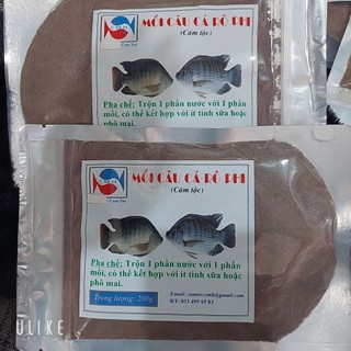 Mồi câu cá rô phi (cám tộc) 200g