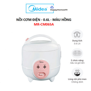 Nồi cơm điện mini MIDEA 0.6lit 06SA - HÀNG CHÍNH HÃNG - BH 12 THÁNG
