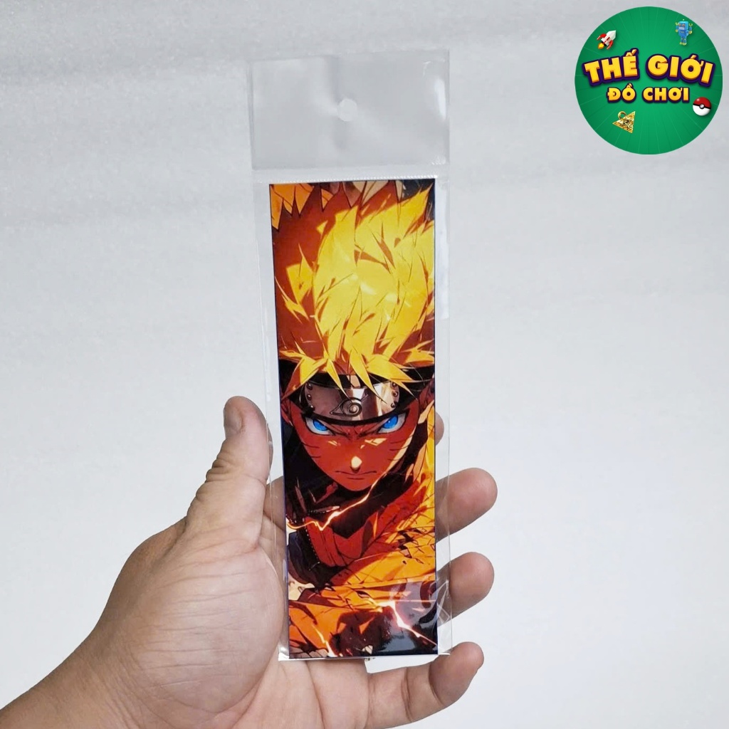 Mẫu Bookmark Naruto, Kẹp sách chủ đề Naruto, thẻ card sưu tập - Thế Giới Đồ Chơi