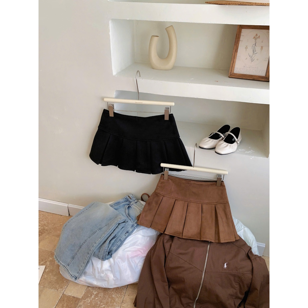 [HÀNG QC/ LOẠI 1] CHÂN VÁY XẾP LY DA LỘN CHỮ A 2 MÀU DÁNG NGẮN SIÊU XINH CV19 | BigBuy360 - bigbuy360.vn