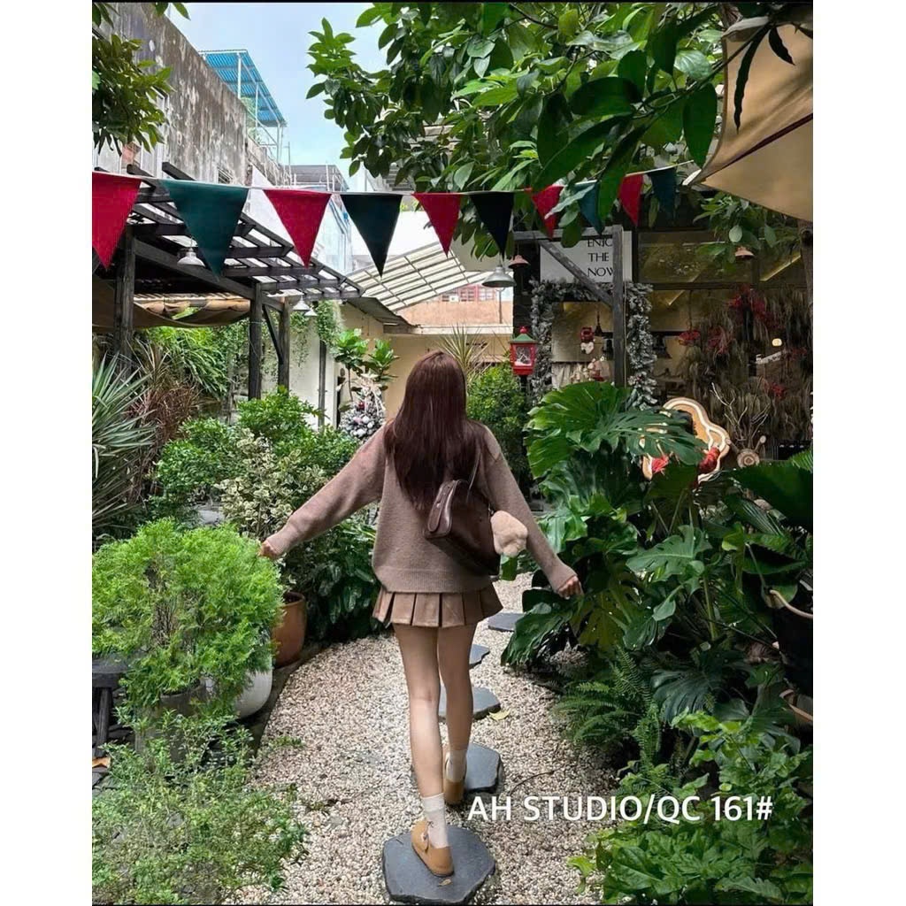 [HÀNG QC/ LOẠI 1] CHÂN VÁY XẾP LY DA LỘN CHỮ A 2 MÀU DÁNG NGẮN SIÊU XINH CV19 | BigBuy360 - bigbuy360.vn