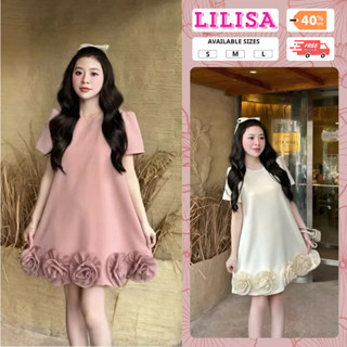  Váy bầu xinh đầm bầu mua hè dáng babydoll cổ tròn tay ngắn thiết kế trang trí nơ cuốn chân váy nổi bật sanh chảnh 