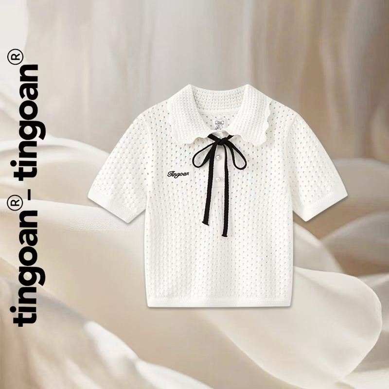 ÁO LEN VÂN LỖ MIX CỔ NƠ YOO YOO TOP TI NGOAN