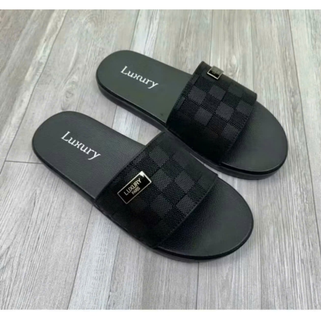  Dép Lê Nam Nữ Gắn Mác Kim Loại Thơi Trang siêu chạy tại shopdep97 