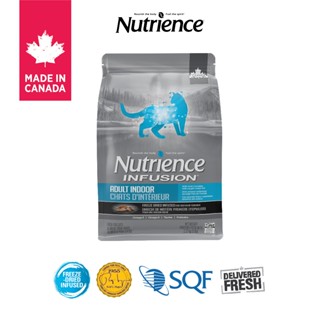  Hạt cho mèo trưởng thành Nutrience Infusion Adult Indoor - Cá biển dầu cá hồi và rau củ quả bao 5kg 