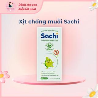 Xịt chống muỗi Sachi thảo dược an toàn lành tính cho bé từ 6 tháng 100ml - Mẹ Rofi