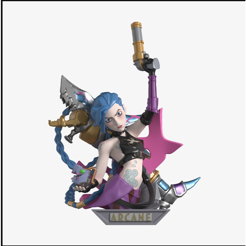 [Box ẩn - Check Card] League of Legends: Arcane Series Figures LOL (Jinx)