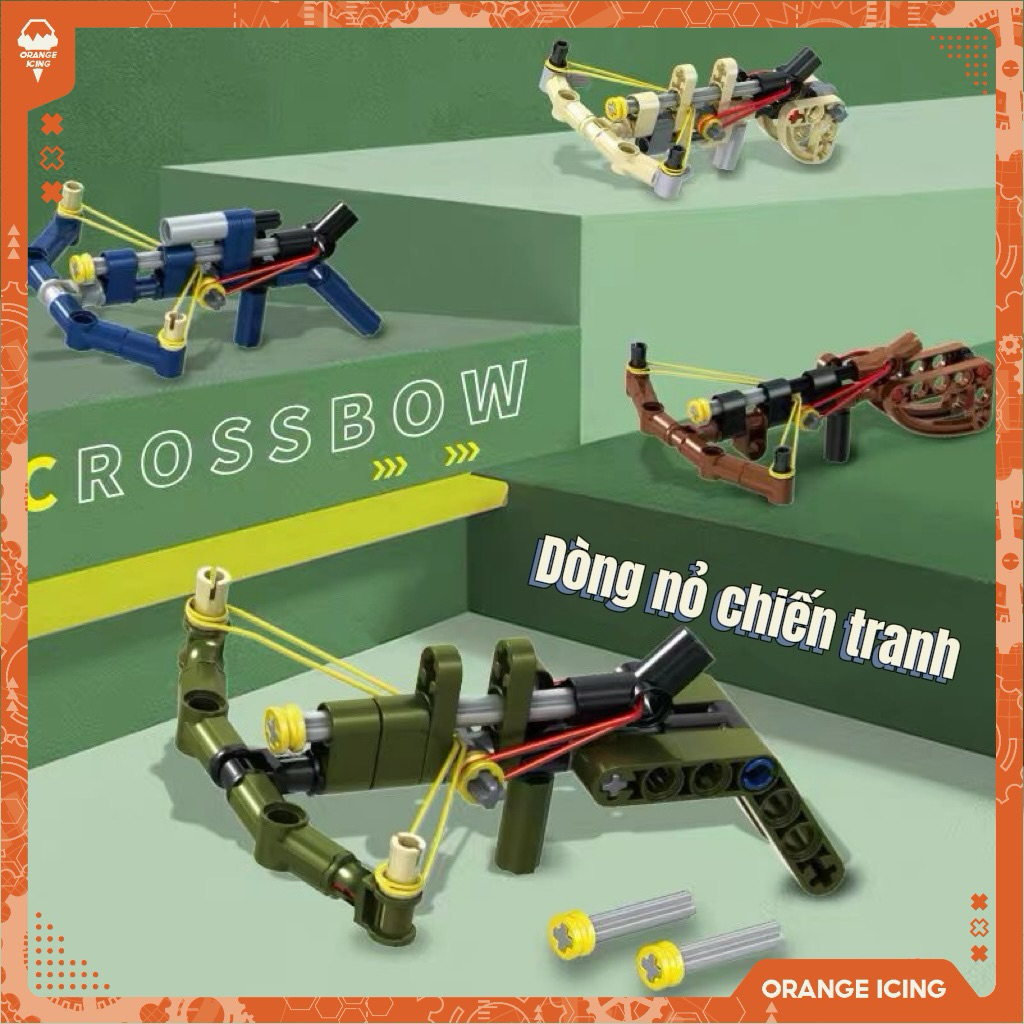 Quà Tặng Đồ Chơi Lắp Ráp Nỏ Săn, Mô Hình Súng Đồ Chơi Trang Trí Cho Trẻ Em, Bé Trai
