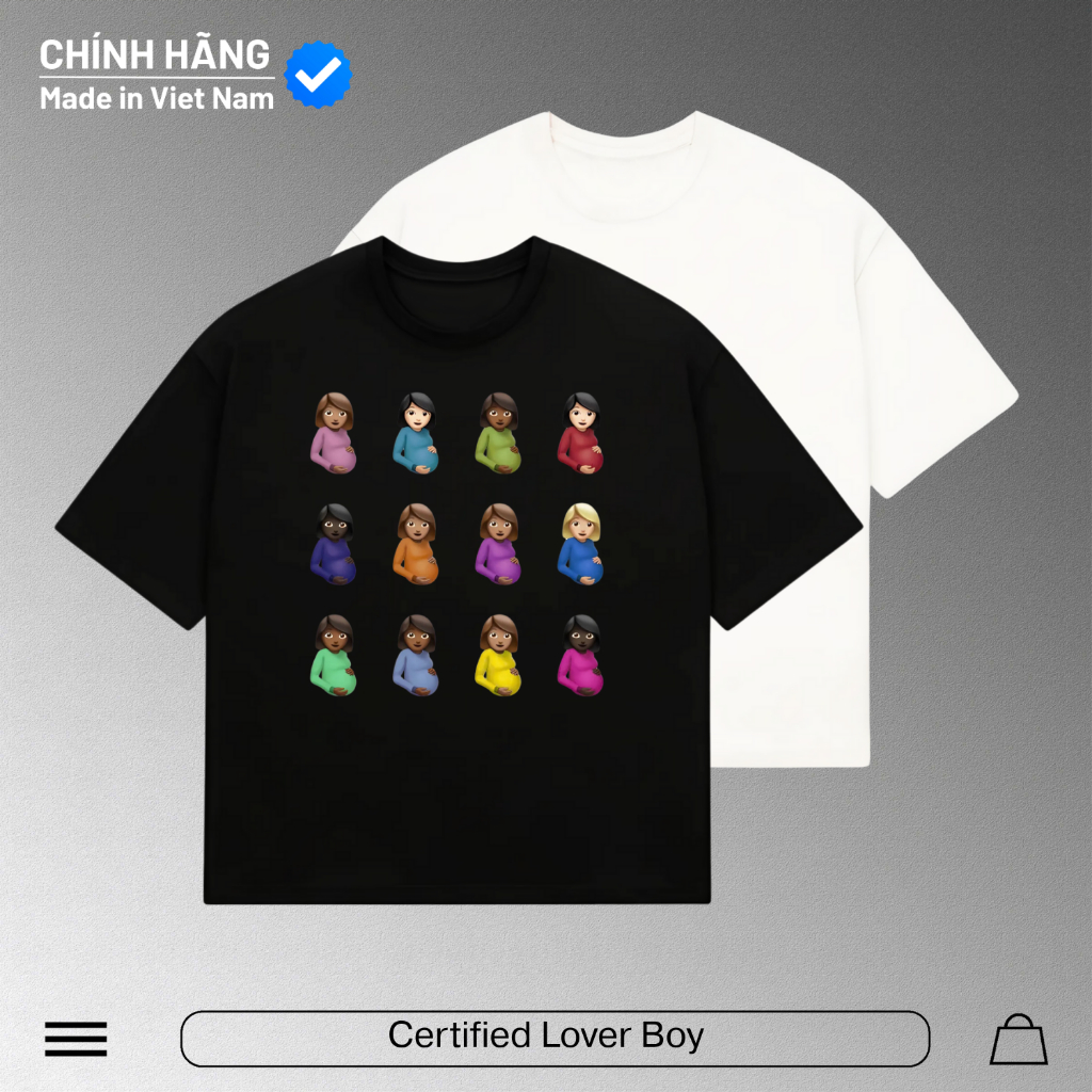 Áo Phông Certified Lover Boy Nam Nữ 250gsm Cotton 2 Chiều Sản Phẩm Chất Lượng Cao Co Giãn Tốt Không 