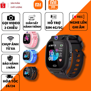  Đồng hồ thông minh trẻ em Xiaomi Ml 6S Lắp sim nghe gọi video Định vị GPS Giám sát theo dõi từ xa Chống nước BH 12T 