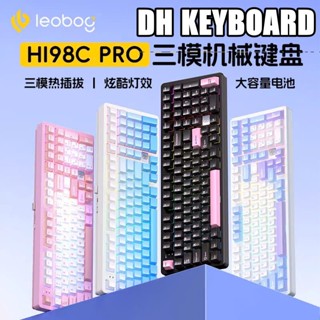  Bàn phím cơ nhôm CNC Fullsize 98 - Leobog Hi98C Pro - 3 mode - Led RGB - Mạch Xuôi - App Tùy Chỉnh 