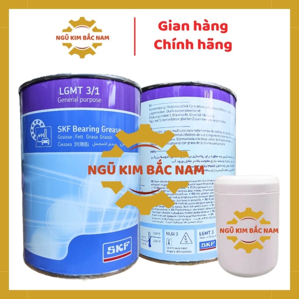 Bán lẻ 50g Mỡ SKF LGMT 3 chịu nhiệt -30 đến 120 độ chính hãng - Đại lý chính hãng SKF