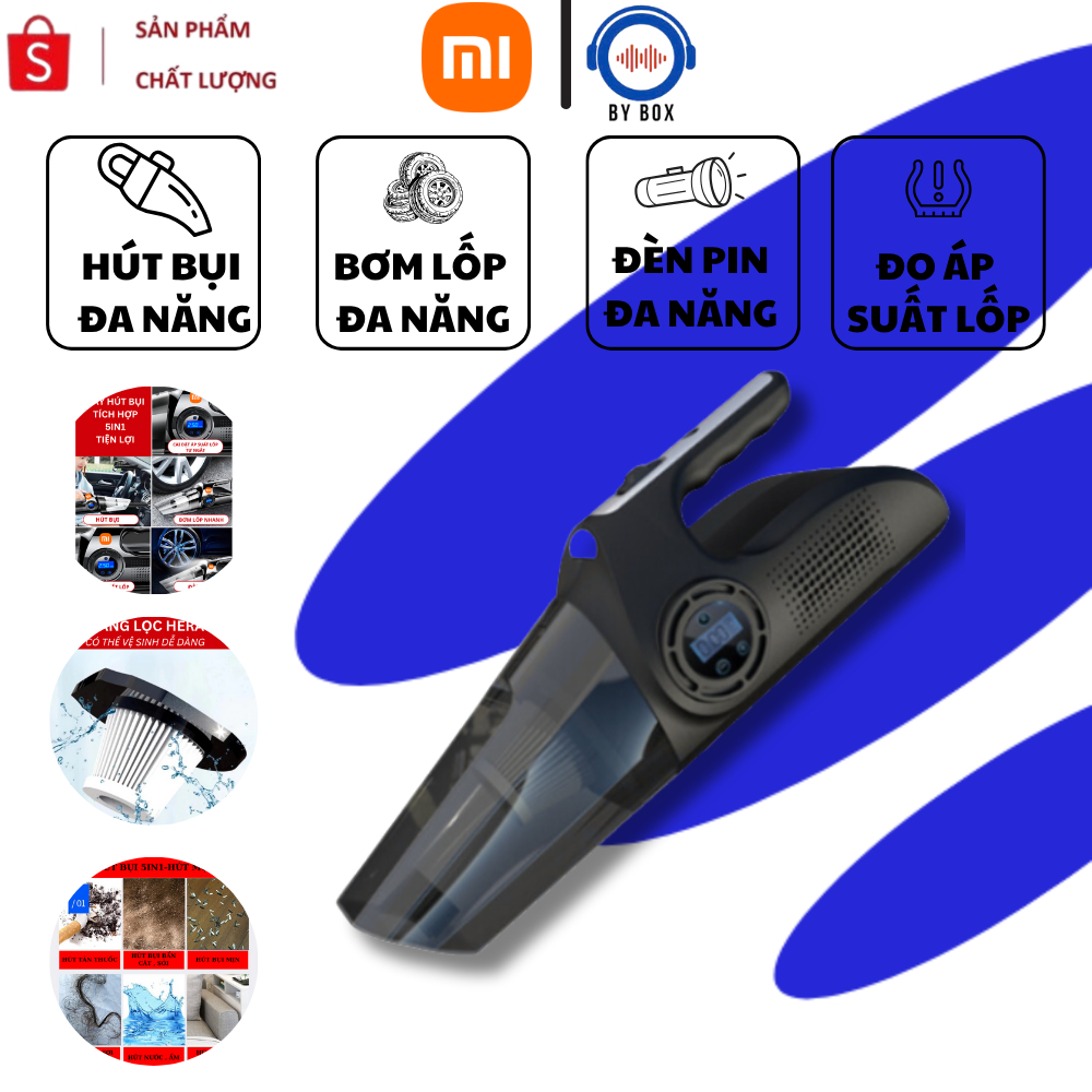 Máy Hút Bụi Ô Tô Xiaomi MICAR DC12V 5in1
