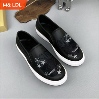 Giày slipon, giày lười họa tiết vân da dập nổi , mẫu TẾT 2025, đế cao su đúc, da cao cấp, hàng QC