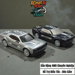  Xe Điều Khiển Có Điều Tốc Fayee RC Mini Drift Mustang GT 1:24 4WD Tốc Độ Cao +30km h có đèn trước sau 