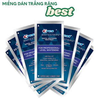 Dán trắng răng COMBO 7 gói trắng nhanh không gây ê buốt an toàn phù hợp với mọi loại răng