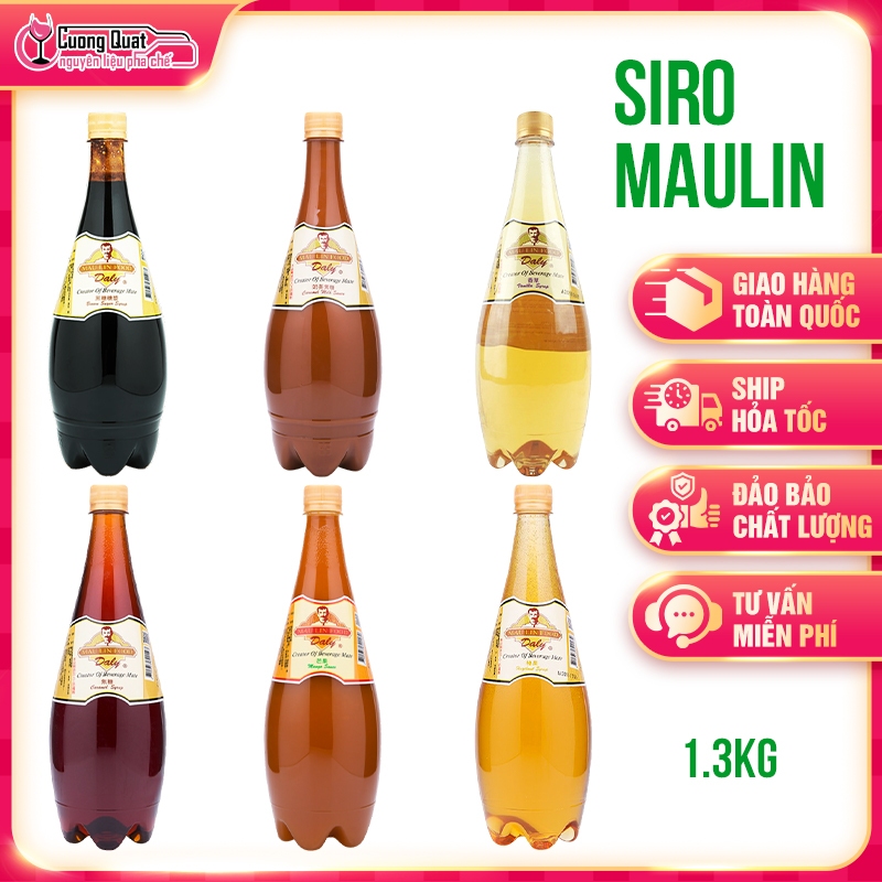 Siro Maulin 1.3kg - Nguyên Liệu Pha Chế Đồ Uống Cao Cấp