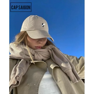 [CÓ LOGO SAU] mũ lưỡi trai kaki phom mềm CAPSAIGON thêu logo PILO phong cách Hàn Quốc dành cho nam nữ
