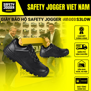 [CHÍNH HÃNG] Giày Bảo Hộ Safety Jogger Construboy S3 Low, Chống Đinh, Chống Dập Ngón, Trơn Trượt