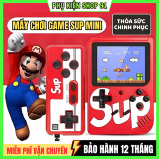 Máy chơi game cầm tay SUP 400 trò - Kết nối Tivi chơi 2 người - Máy chơi game điện tử 4 nút cao cấp tay cầm Sup