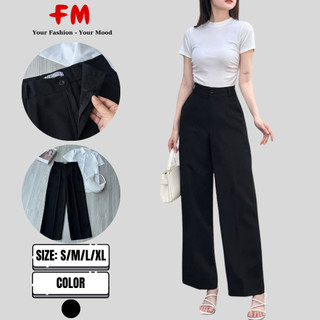  Quần Tây Nữ Ống Suông Lưng Cao FMStyle - Form Đứng Tôn Dáng Che Khuyết Điểm Chuẩn Công Sở 
