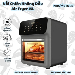 Nồi Chiên Không Dầu Air Fryer 15L Màn Hình Cảm Ứng- Bảo Hành 12 Tháng