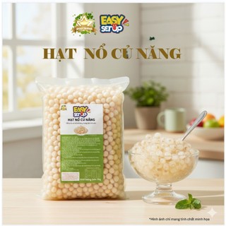   1KG  Hạt nổ củ năng trắng - giòn  hạt to LUCKY VN STAR - nguyên liệu pha chế - topping trà sữa 