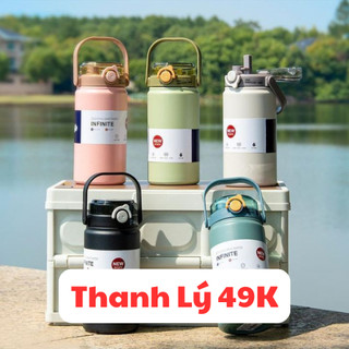   Hàng Thanh Lý  Bình Giữ Nhiệt ĐÃ KHẮC TÊN PINKCUP mới 100% 1000ml 1200ml Inox 304 316 