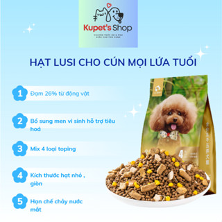Hạt LUSI Cho Chó Kén Ăn , Toping Gà , Gan , Trứng Sấy , Bổ Sung Men Vi Sinh - KUPETSHOP