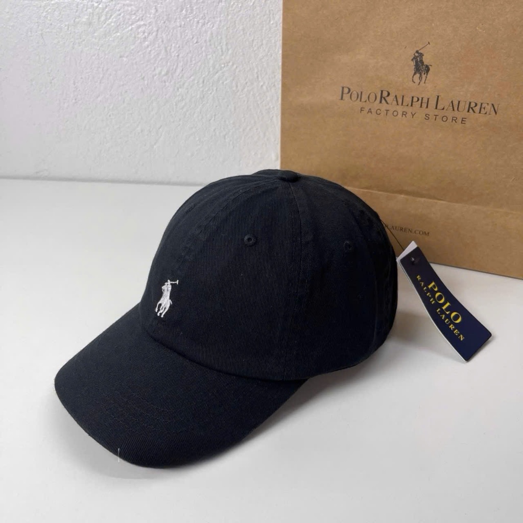 Mũ lưỡi trai thêu hình ngựa polo, chât kaki mềm form thoáng dành cho nam nữ