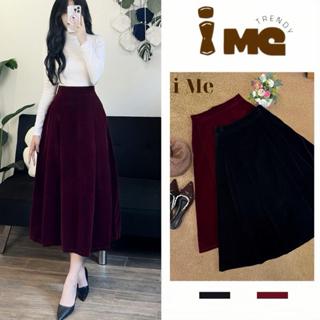  Chân Váy Nhung Lì Dài 80CM  Phiên Bản Cao Cấp 2 Lớp  Mềm  Mịn  Dày Dặn - i Me Trendy V14 