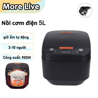 Nồi cơm điện tử đa năng mini 5L, điều khiển cảm ứng 10 chế độ nấu, hẹn giờ 24 tiếng - Lòng nồi chống dính