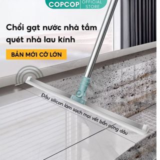 Chổi gạt nước sàn COPCOP, cây gạt nước sàn đa năng, cây lau kính thông, gạt sạch nhà tắm chống trượt