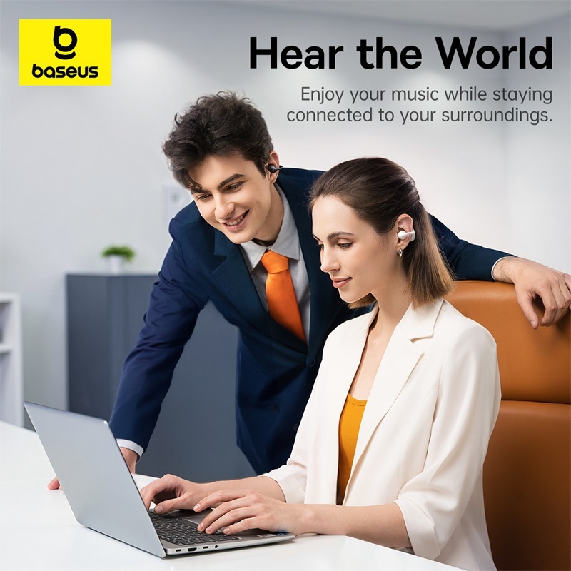 Tai Nghe Bluetooth Baseus Bass BC1 Tai Nghe Mở Pin 38 Giờ Driver 12mm Siêu Bass 4 Mic AL Clear Calls | BigBuy360 - bigbuy360.vn