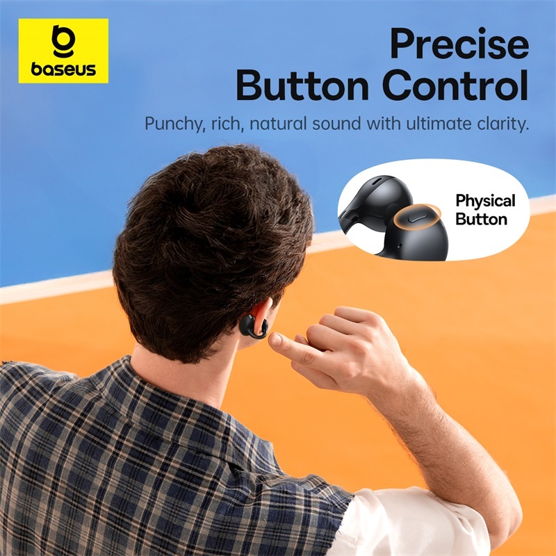 Tai Nghe Bluetooth Baseus Bass BC1 Tai Nghe Mở Pin 38 Giờ Driver 12mm Siêu Bass 4 Mic AL Clear Calls | BigBuy360 - bigbuy360.vn