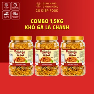  1.5KG Khô Gà Lá Chanh   Bơ Tỏi Loại 1   Cô Diệp Food  Đầy Đủ Hồ Sơ Công Bố & Kiểm Nghiệm Sản Phẩm  
